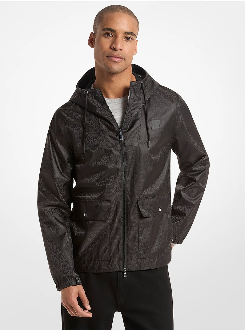 Anorak cir&eacute; &agrave; logo in NOIR | Michael Kors