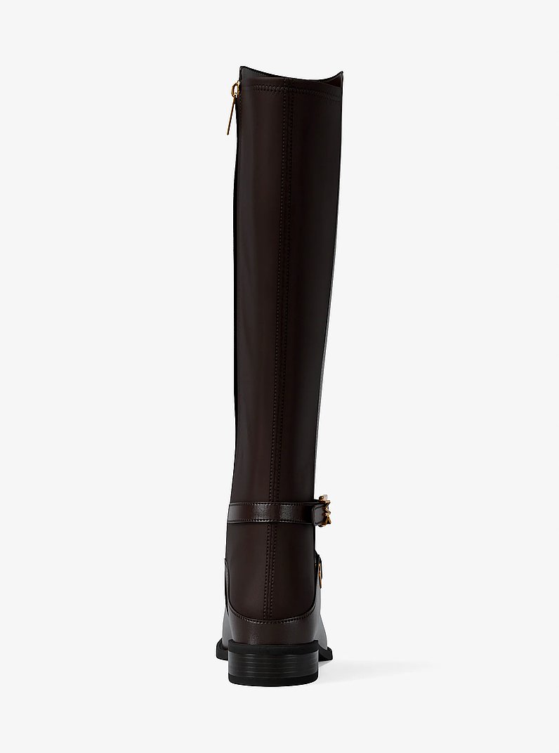 Rachel Leather Boot in CHOCOLATE | Michael Kors
