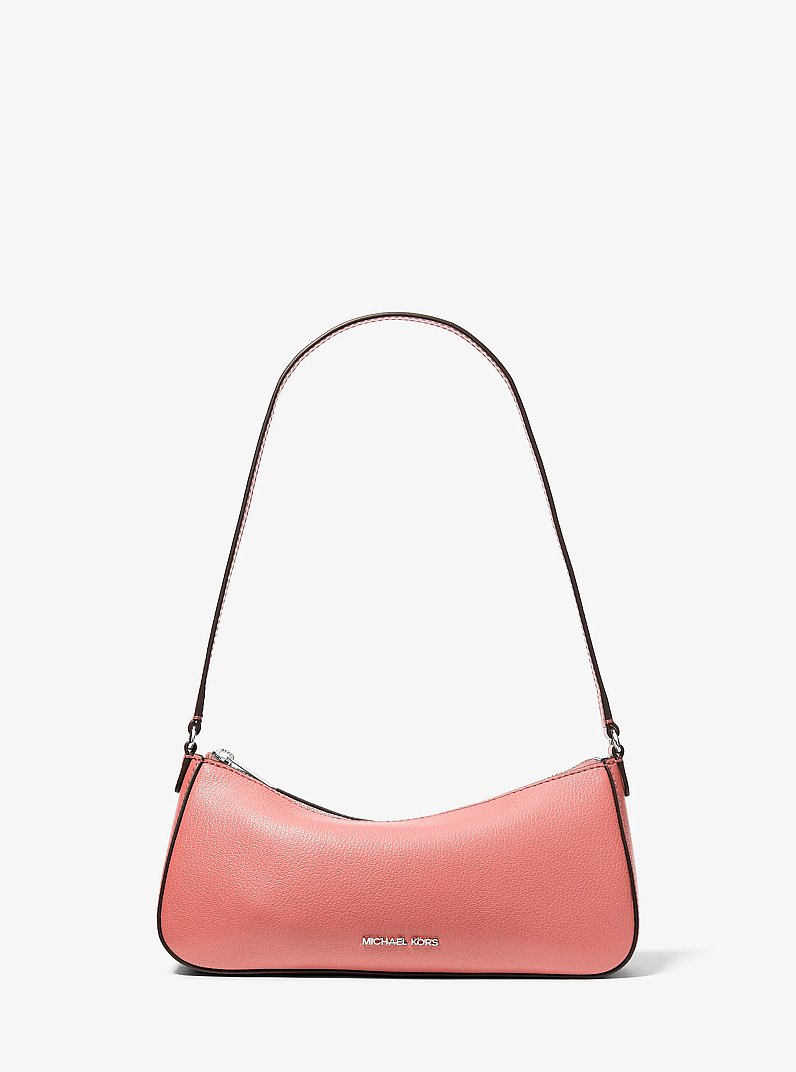 Sammy Small Leather Pochette in SUNSET ROSE | Michael Kors