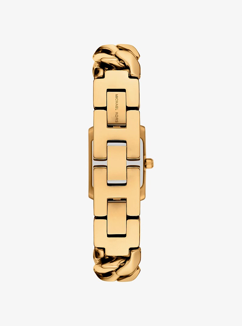 Set de regalo de reloj Georgie tama&ntilde;o micro en tono dorado y joyer&iacute;a in DORADO | Michael Kors