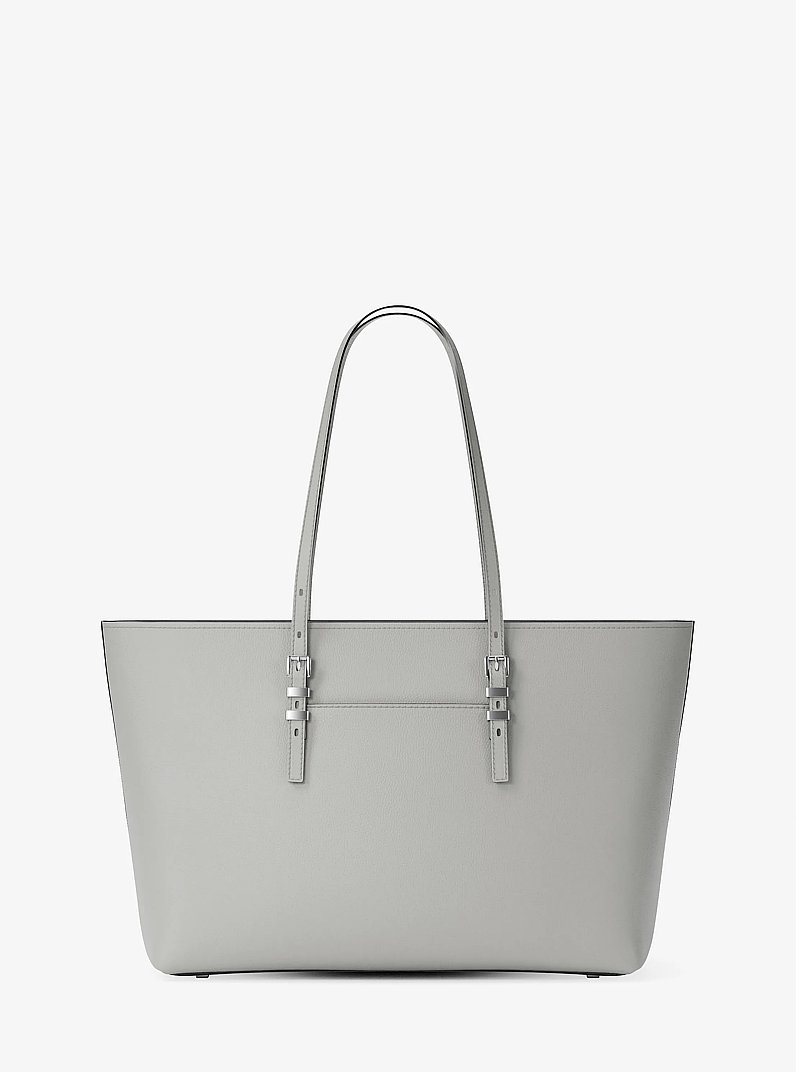 Borsa tote Quinn grande in pelle martellata in GRIGIO MINERALE | Michael Kors