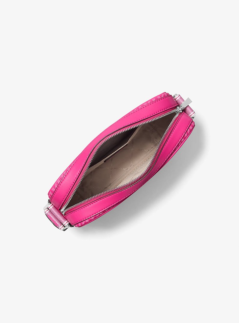 Maeve Large Signature Logo Crossbody Bag in WILD BERRY - Sale