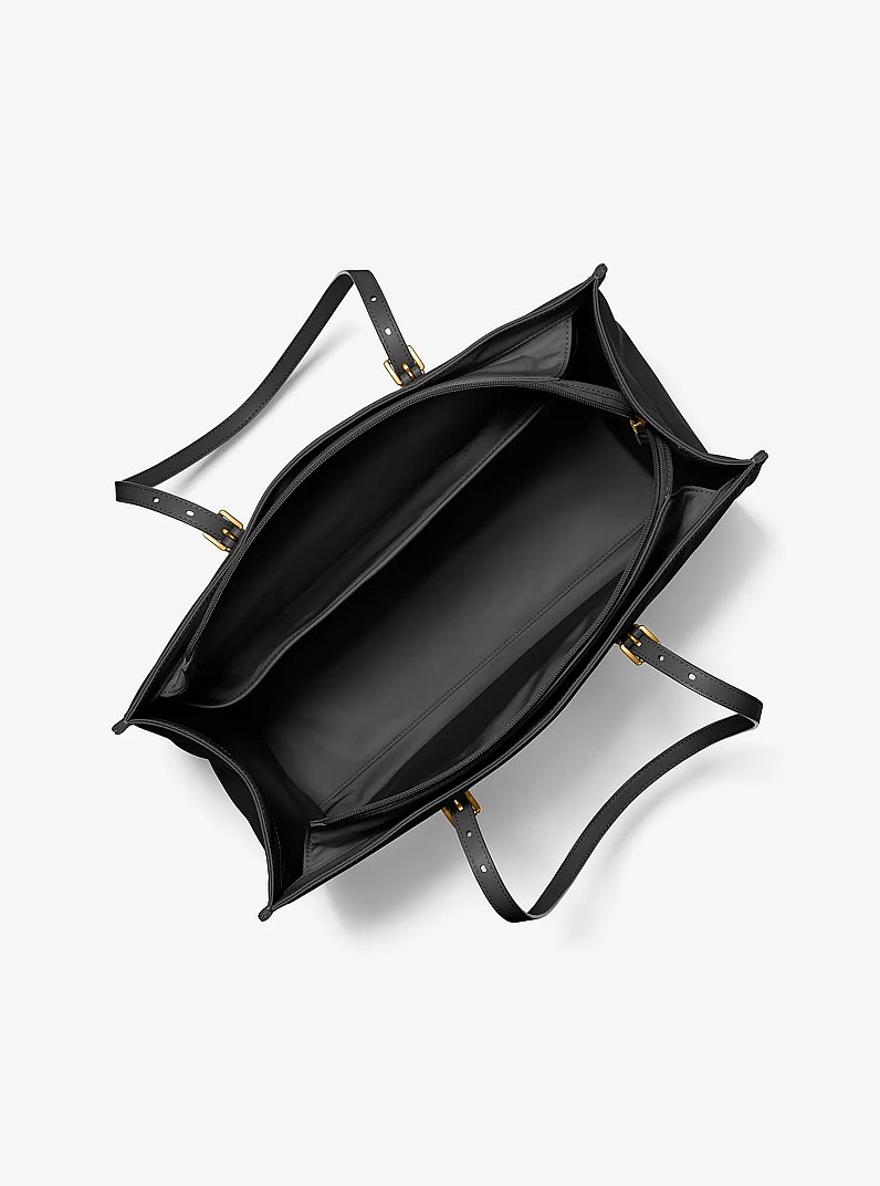 Zadie Medium Nylon Tote Bag in BLACK | Michael Kors