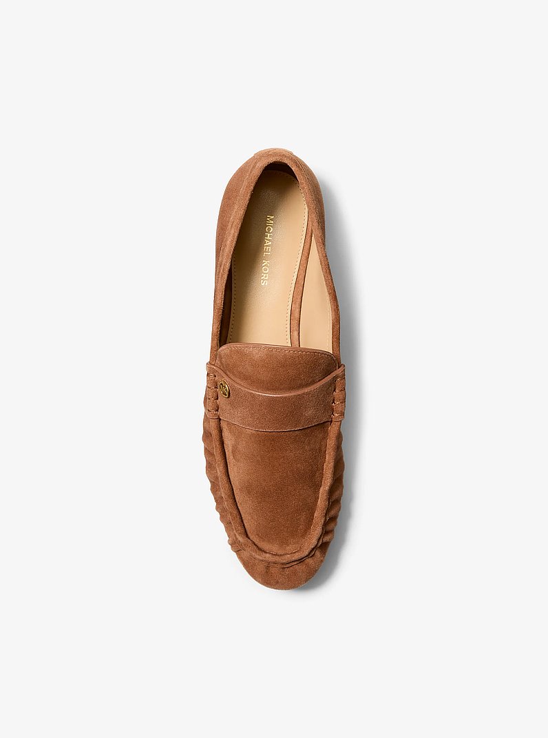 Jennings Suede Loafer  in LUGGAGE | Michael Kors