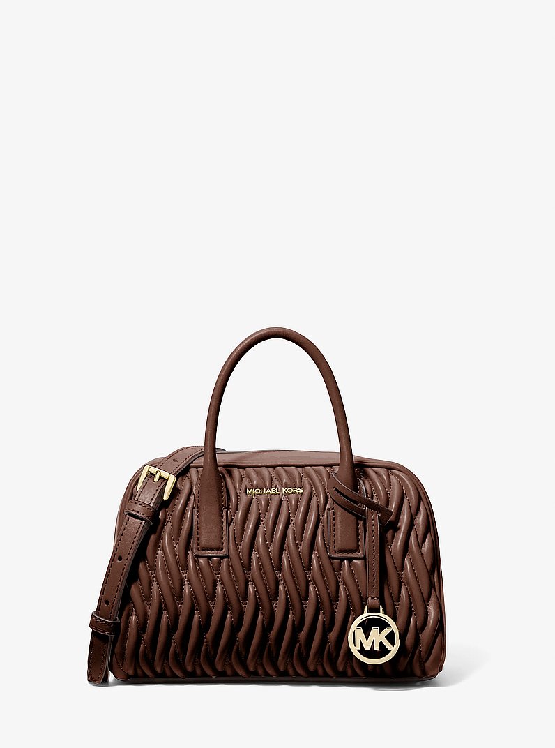 Petit sac messager Ashton matelass&eacute; in NOIX DE MUSCADE | Michael Kors