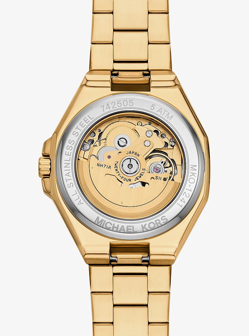 Oversized Callum Gold-Tone Watch in GOLD | Michael Kors