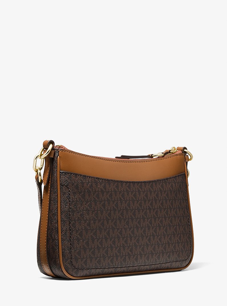 Jet Set Medium Logo Shoulder Bag in BRN/ACORN | Michael Kors
