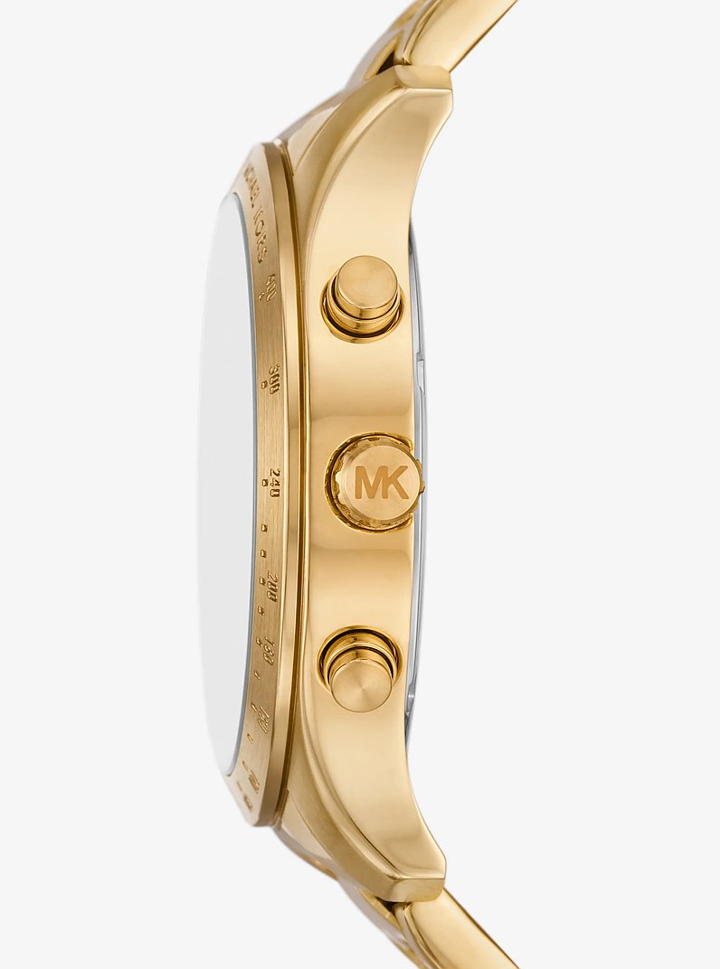 Oversized Berkley Gold-Tone Watch in GOLD | Michael Kors