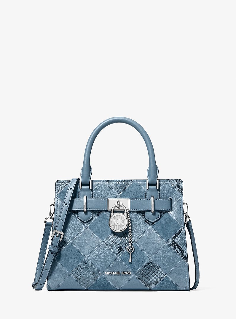 Hamilton Small Patchwork Satchel in DRIFTWOOD - Sale | Michael