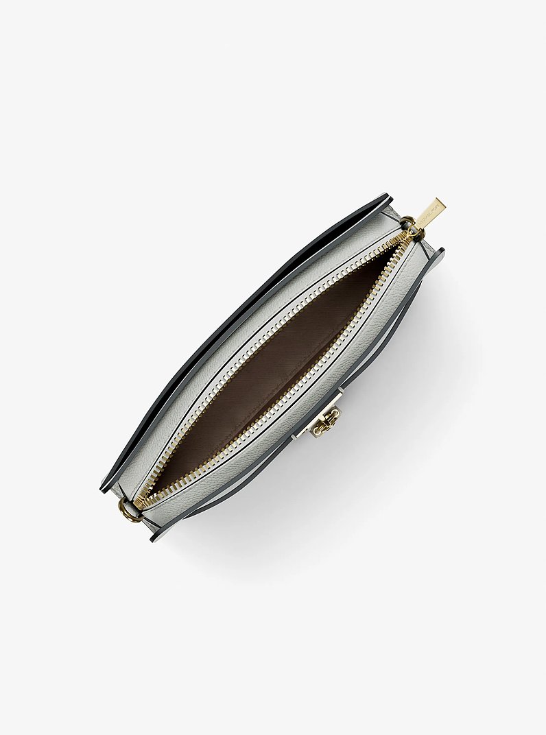Borsa a tracolla Hamilton Moderne convertibile extra-small con logo in GUSCIO D'UOVO | Michael Kors