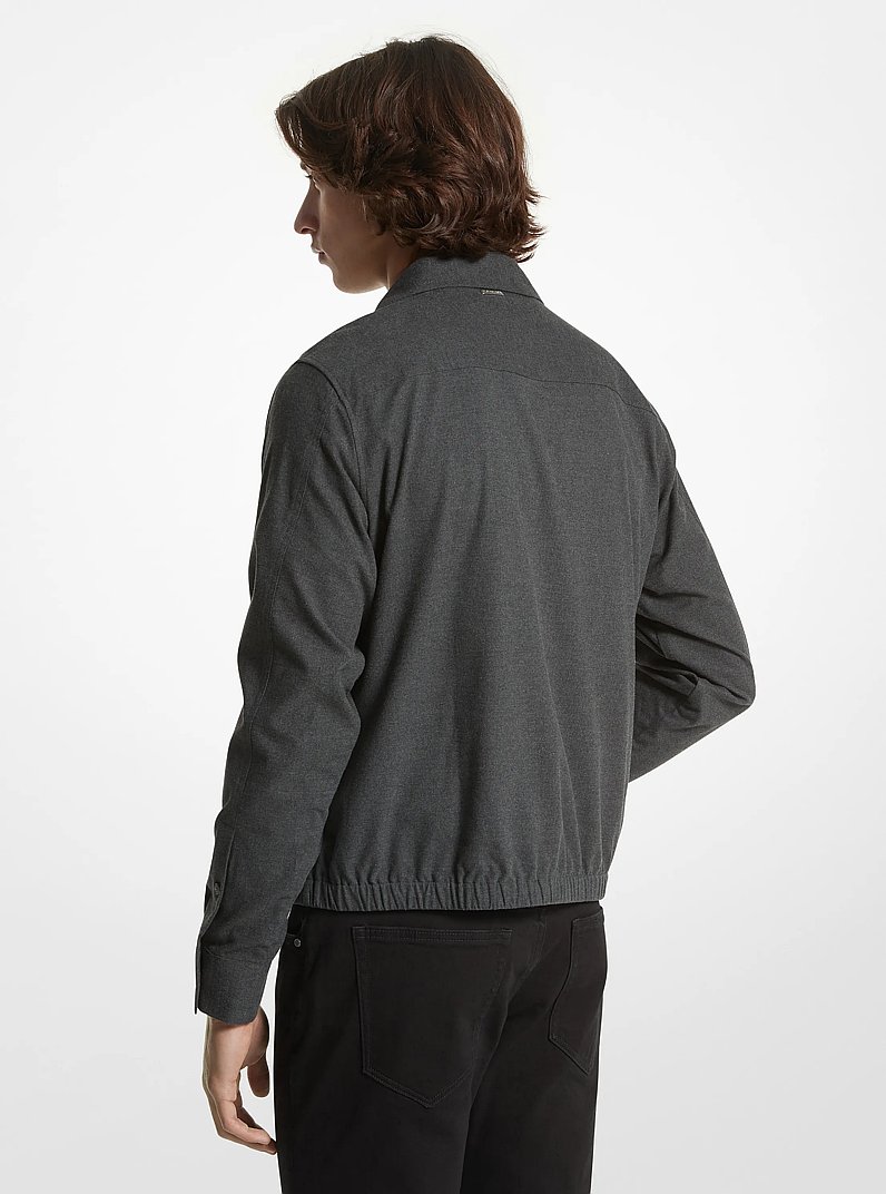 Jacke aus Stretch-Baumwolle