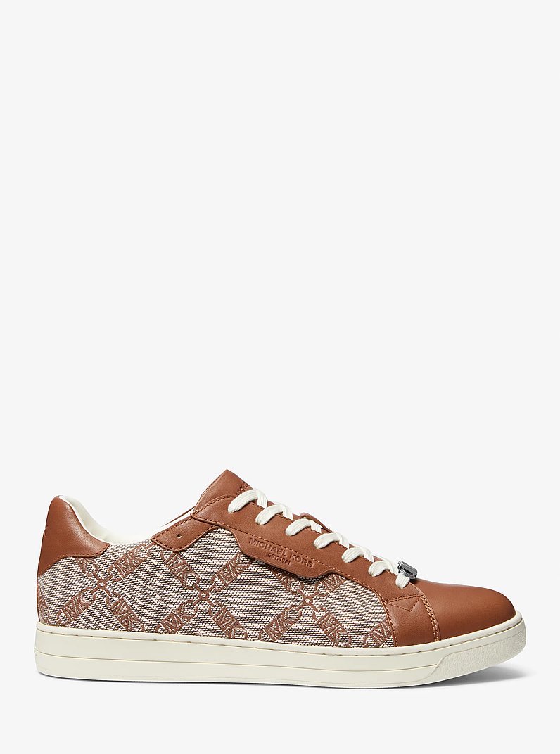 Keating Empire Logo Jacquard And Leather Sneaker