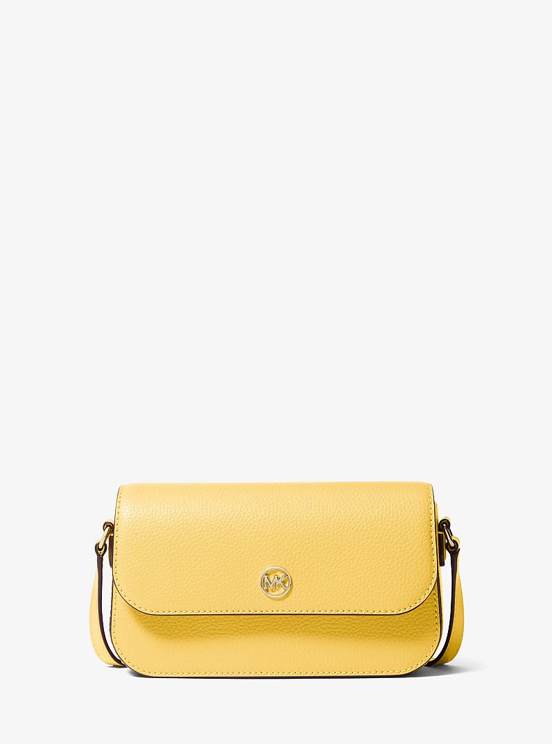 Jet Set Travel Small Pebbled Leather Crossbody Bag in DAISY YELLOW | Michael Kors