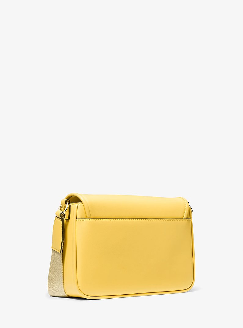 Bradshaw Medium Leather Messenger Bag in DAISY YELLOW | Michael Kors