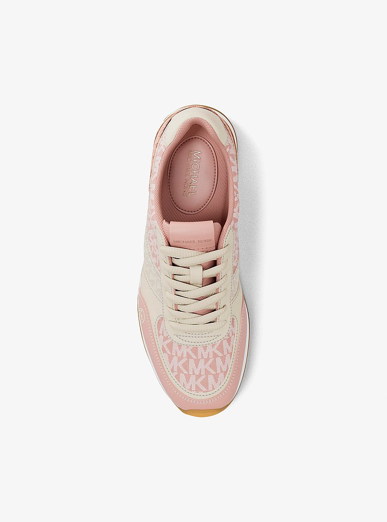 Andi Mixed-Media Trainer in PWD BLSH MLT | Michael Kors