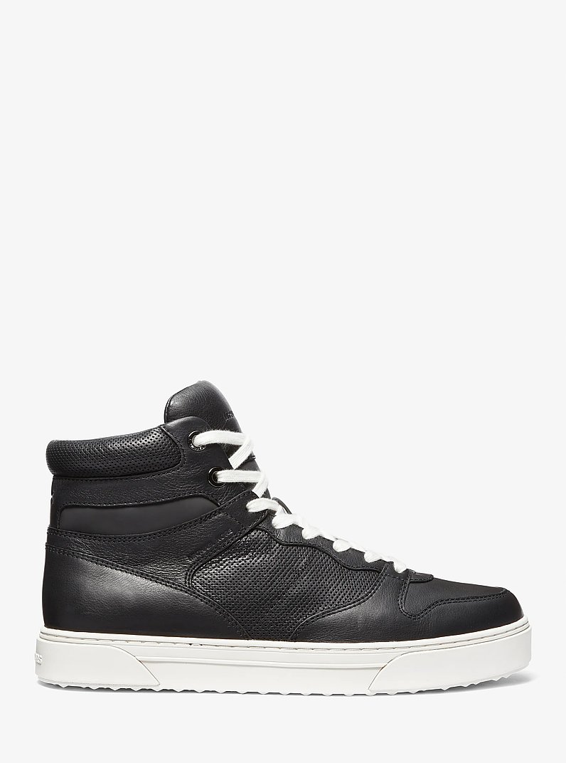 Barett Leather High-Top Sneaker | Michael Kors Canada [CA]