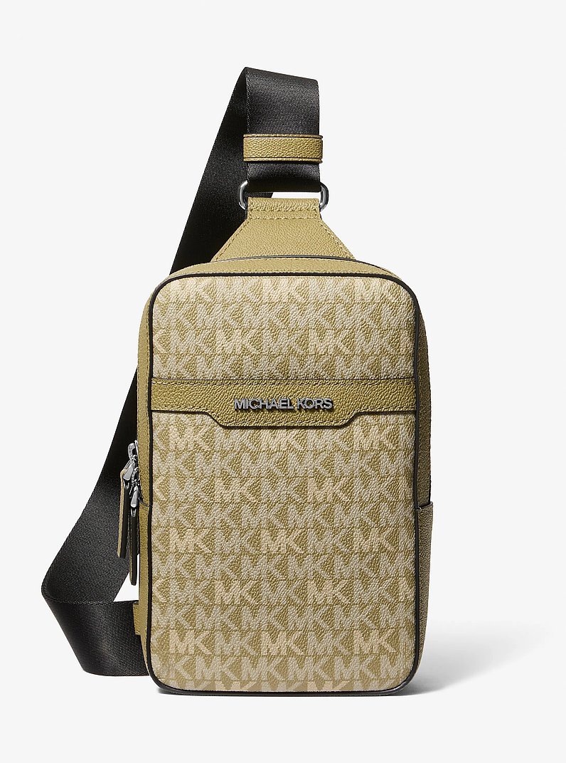 Cooper Medium Signature Logo Sling Bag in OREGANO | Michael Kors