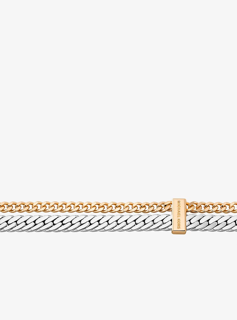 Collar doble de cadena in BITONO | Michael Kors