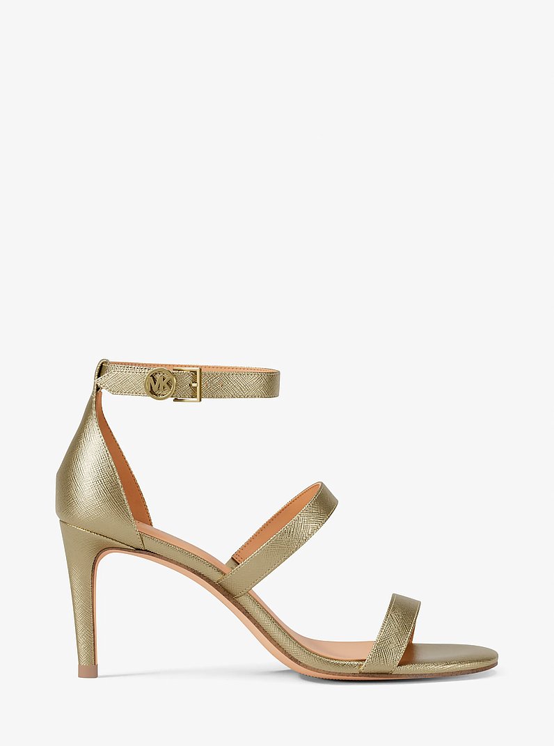 Sandalo Koda metallizzato in ORO PALLIDO | Michael Kors