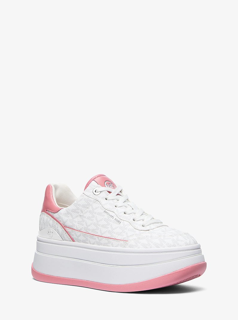 Hayes Signature Logo Platform Sneaker in ROSE | Michael Kors