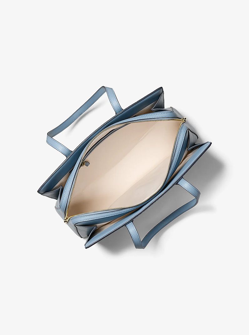 Laila Medium Signature Logo Tote Bag