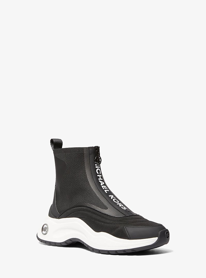 Zapatilla Dara de lona y punto el&aacute;stico