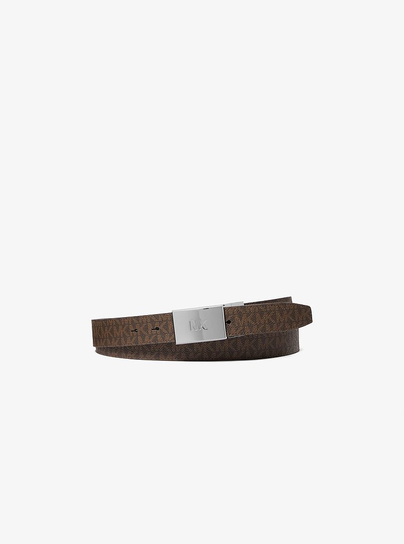 Cintur&oacute;n reversible in MARR&Oacute;N/NEGRO | Michael Kors