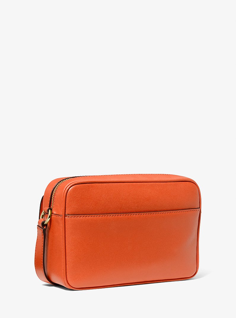Parker Medium Studded Leather Crossbody Bag in OPTIC ORANGE | Michael Kors