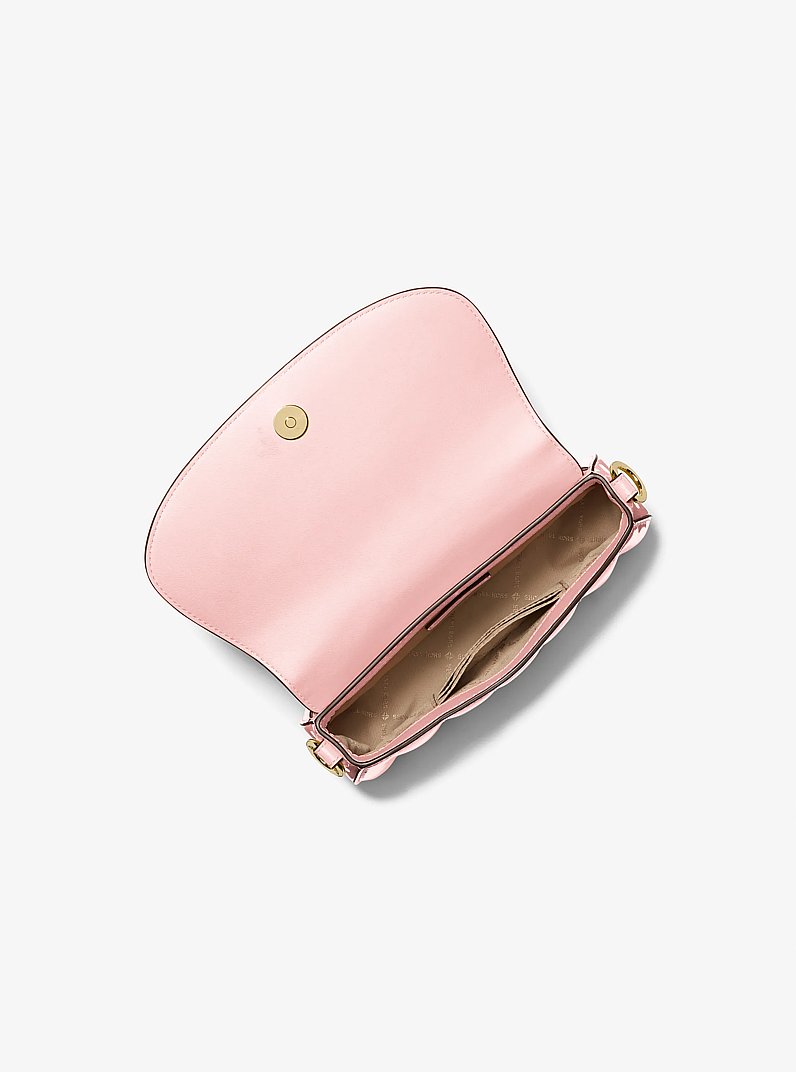 Mila Small Patent Convertible Crossbody Bag in POWDER BLUSH | Michael Kors