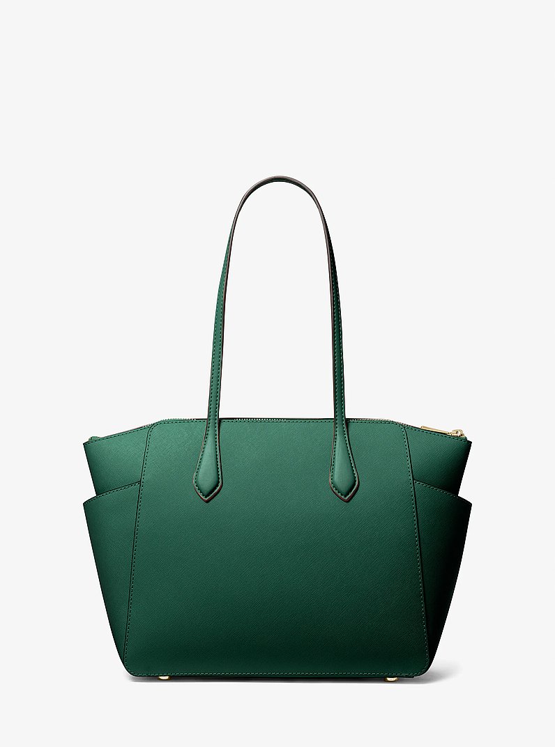 Cabas Marilyn de taille moyenne en cuir saffiano