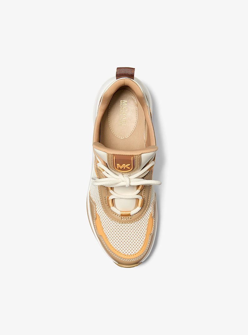 Espadrille Olympia en mat&eacute;riaux multiples in BL&Eacute; AU MIEL | Michael Kors
