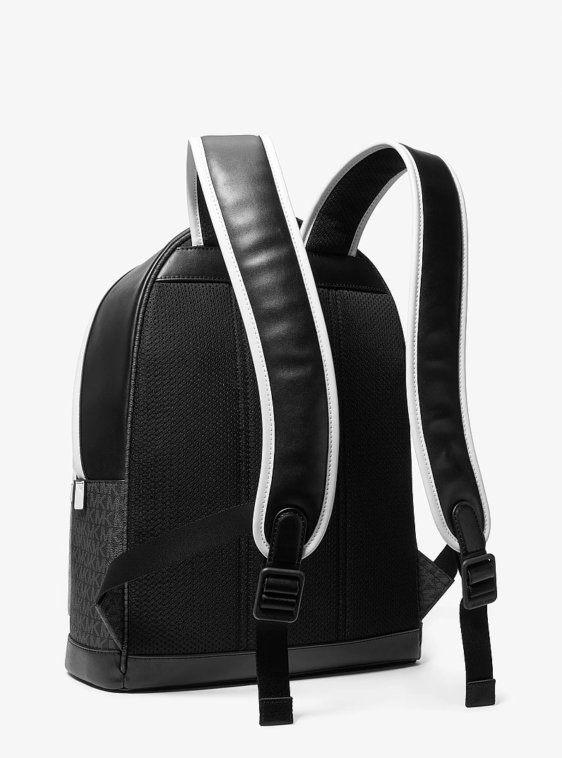 Cooper Signature Logo Backpack in BLACK COMBO | Michael Kors