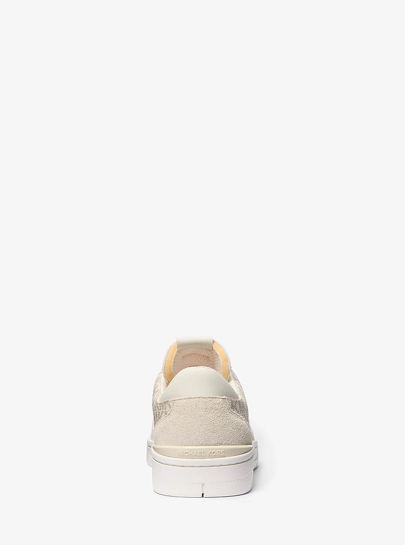 Wilton Signature Logo Sneaker in VANILLA | Michael Kors