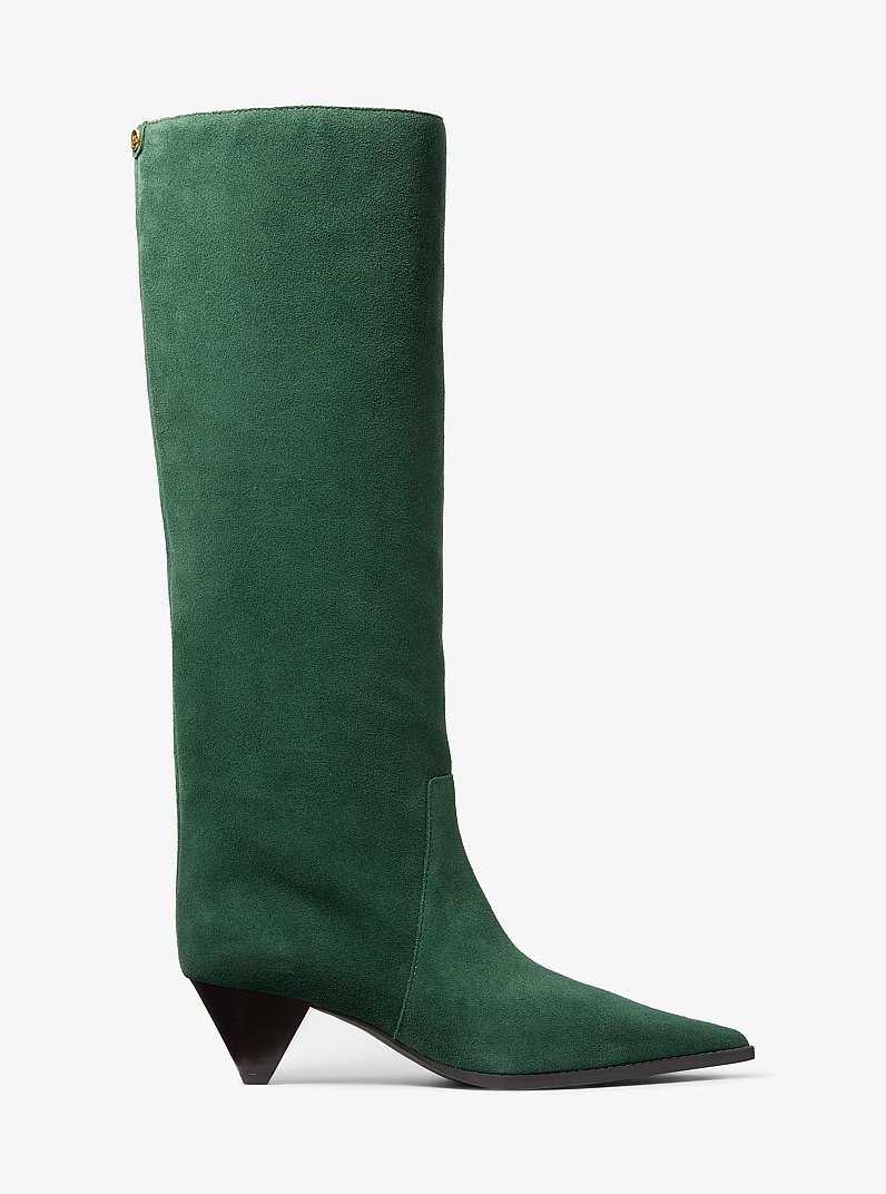 Bota alta hasta la rodilla Jayla de gamuza in MUSGO | Michael Kors