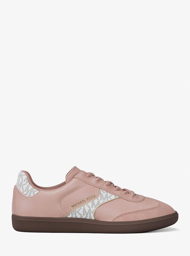 Benny Mixed-Media Sneaker in ROSE POUDR&Eacute; | Michael Kors