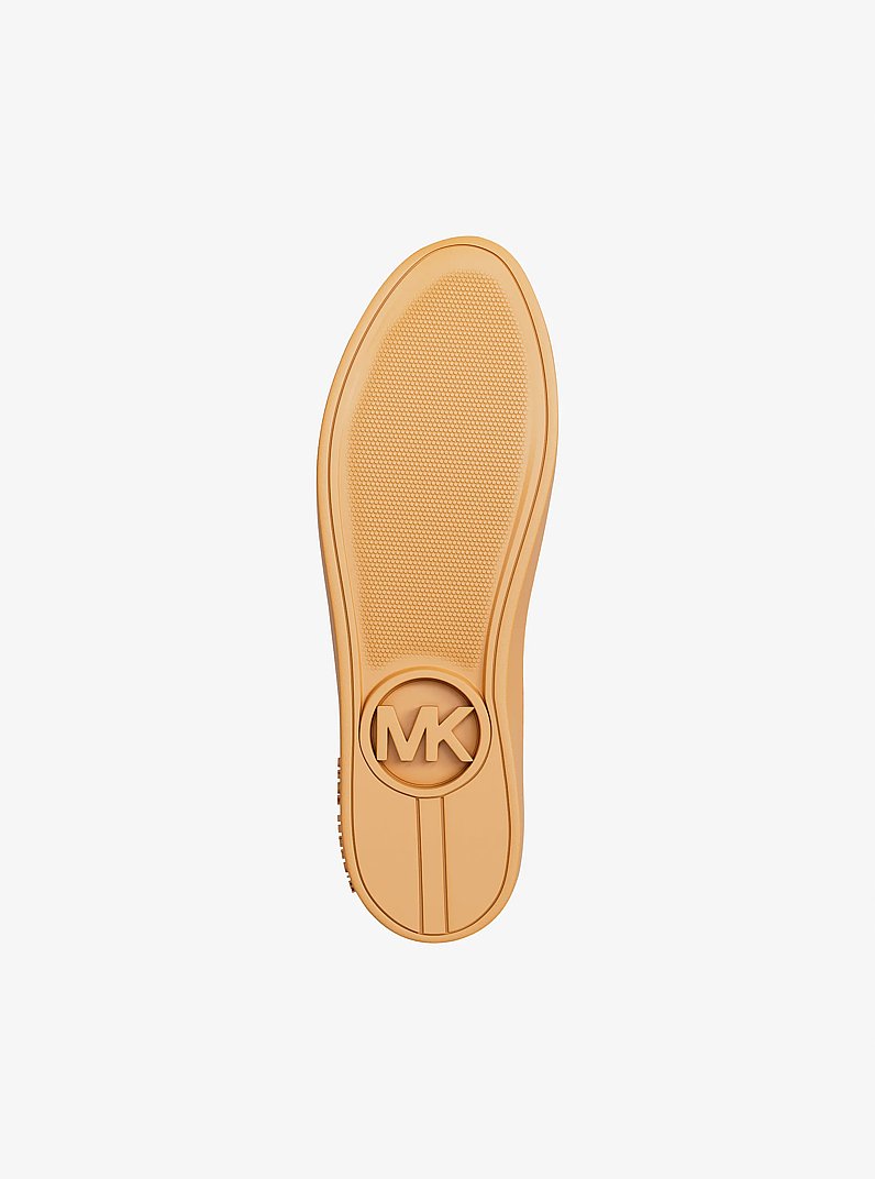 Scotty Logo Jacquard Sneaker in HONEYWHEAT | Michael Kors
