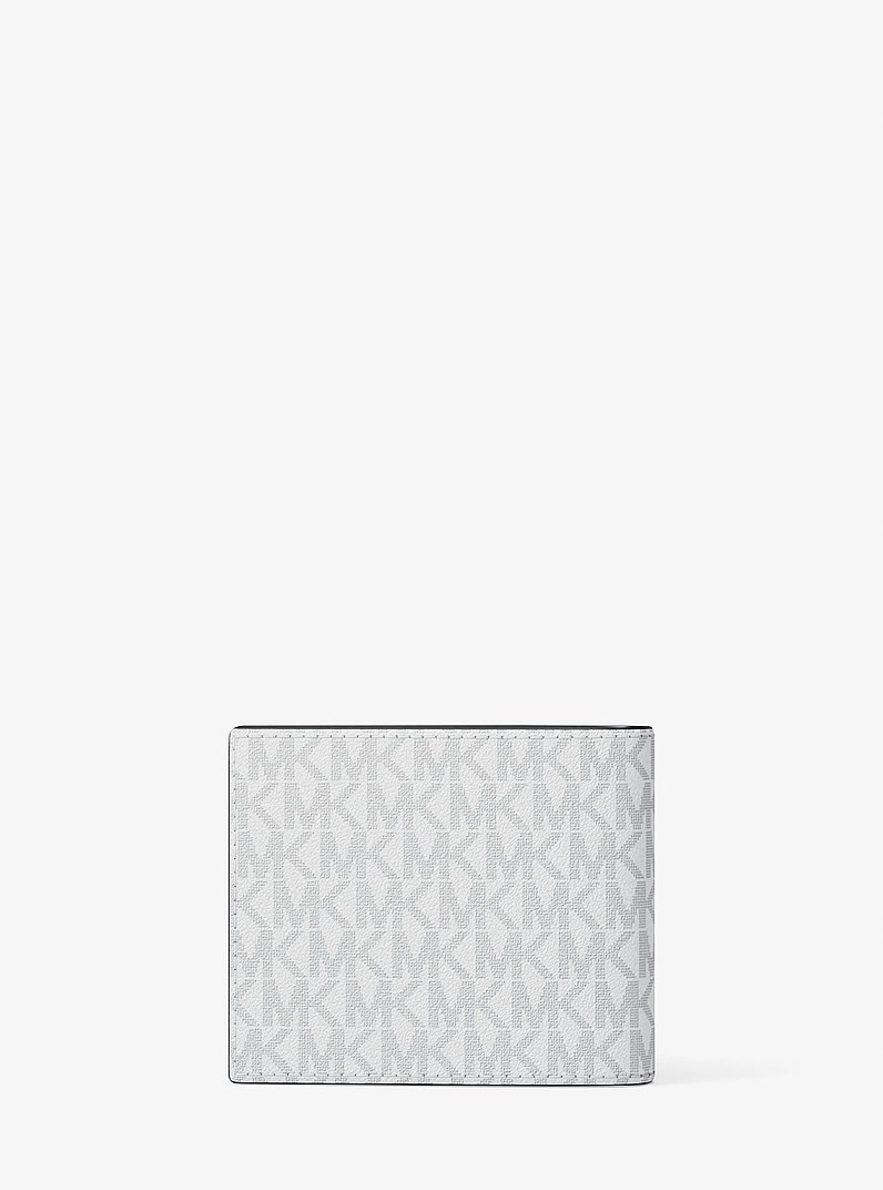 Cooper Signature Logo Billfold Wallet in GRASS GREEN | Michael Kors