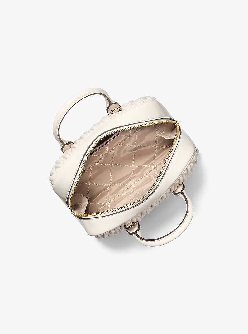Ashton Small Matelass&eacute; Messenger Bag in LT CREAM | Michael Kors