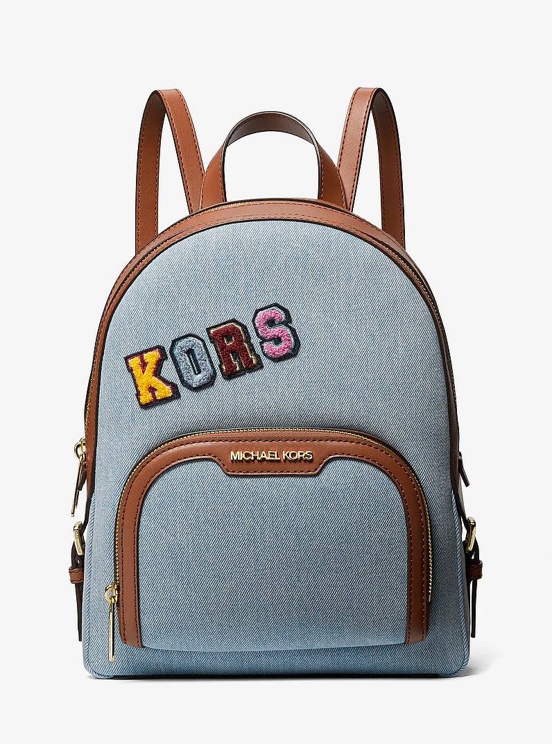 Jaycee Medium Embellished Denim Backpack | Michael Kors [US] display picture 2