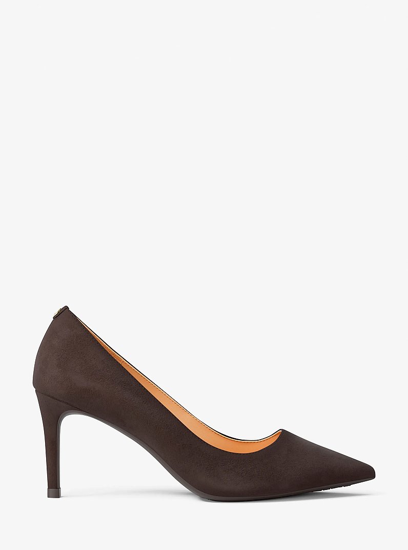 Alina Flex Suede Pump in CHOCOLATE | Michael Kors