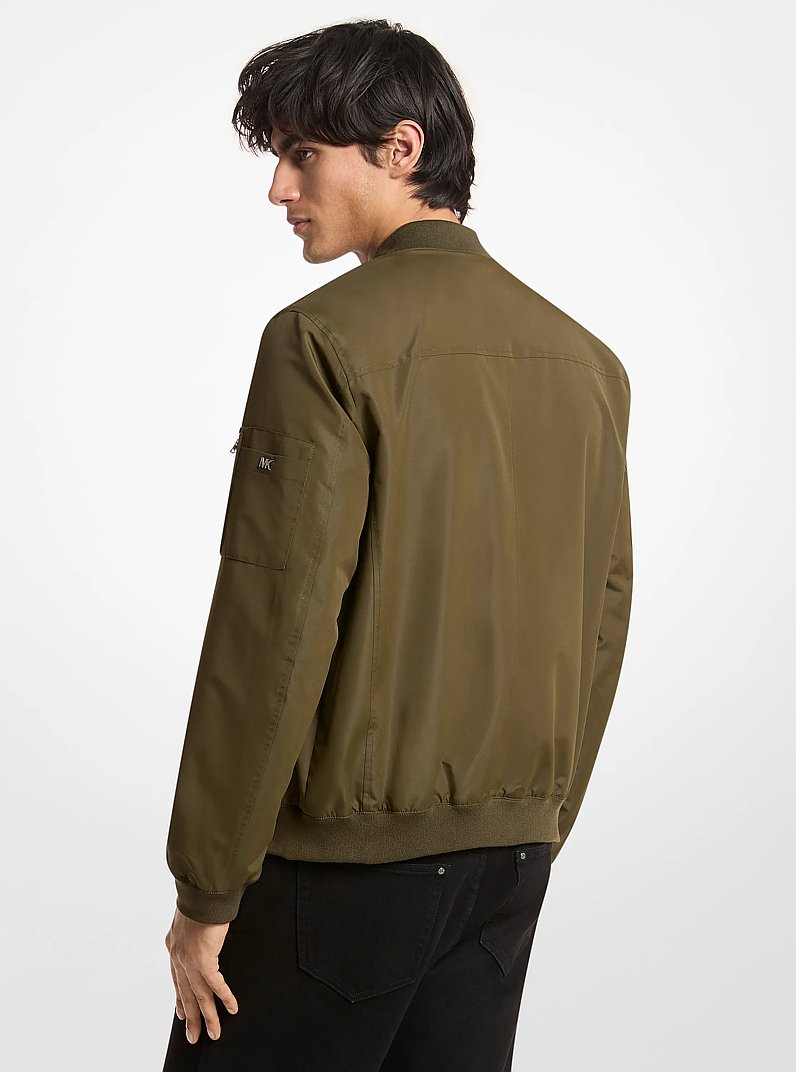 Woven Bomber Jacket in OLIVE | Michael Kors