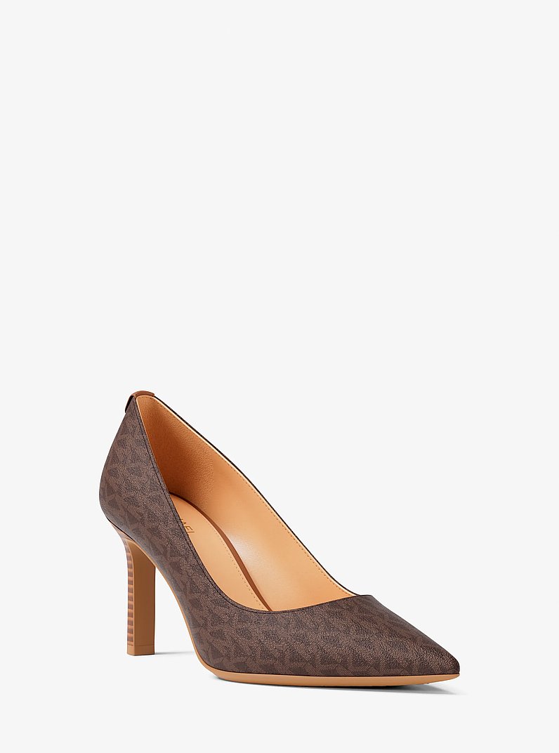 Willa Signature Logo Pump in BROWN | Michael Kors