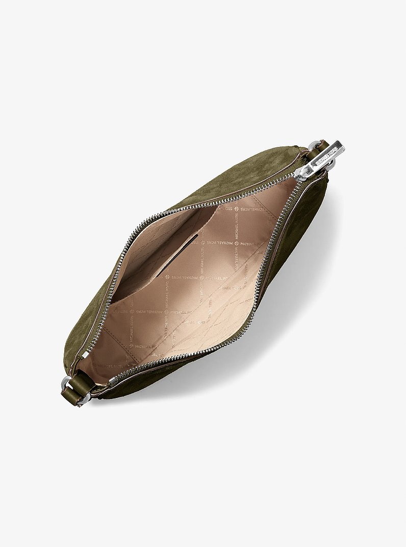 Sac messager Nayla de taille moyenne in VERT OLIVE | Michael Kors