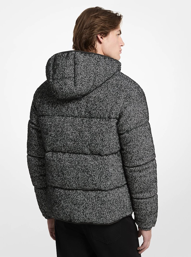 Quilted Twill Puffer Jacket in BLACK | Michael Kors