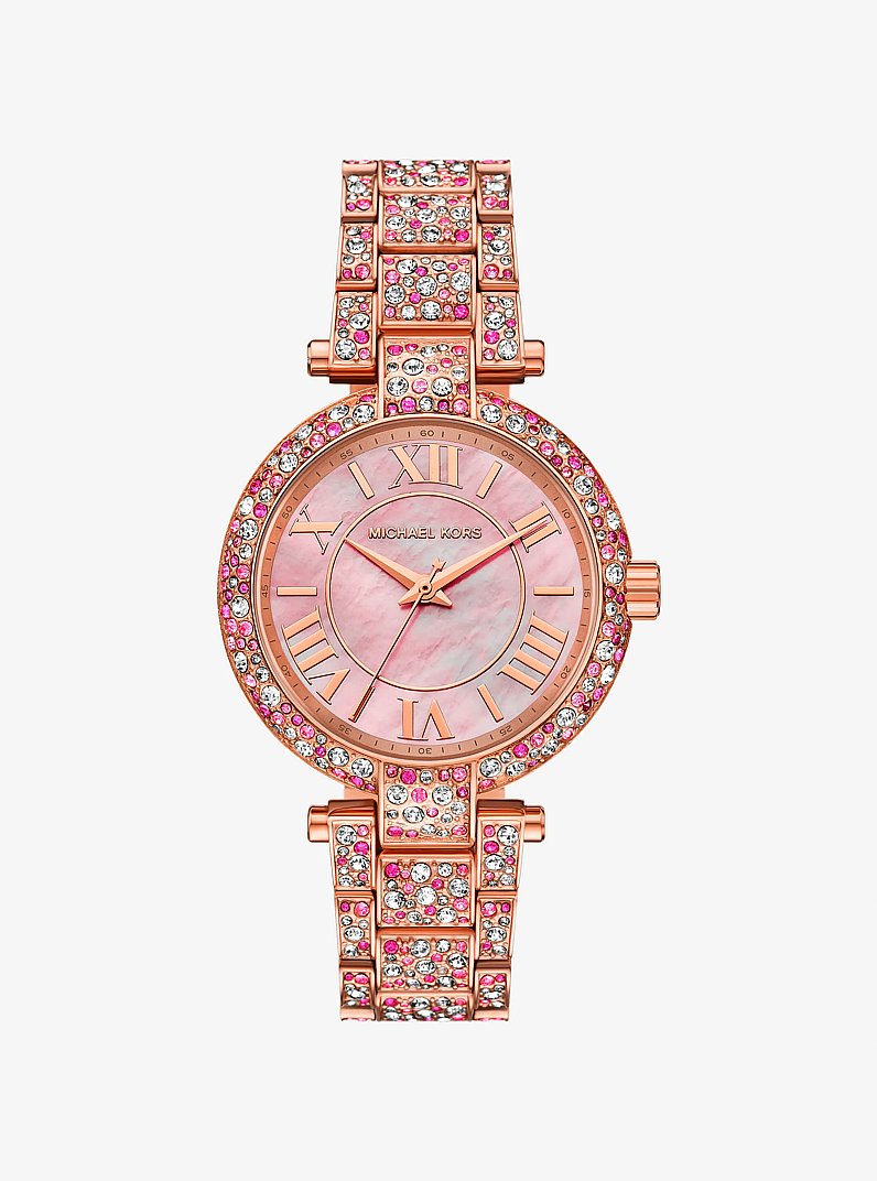 Limited-Edition Laney Pavé Rose Gold-Tone Watch in ROSE GOLD