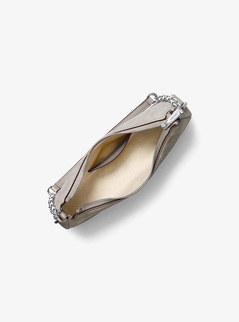 Pochette Nolita mediano de nobuck con cadena in GRIS PIEDRA | Michael Kors