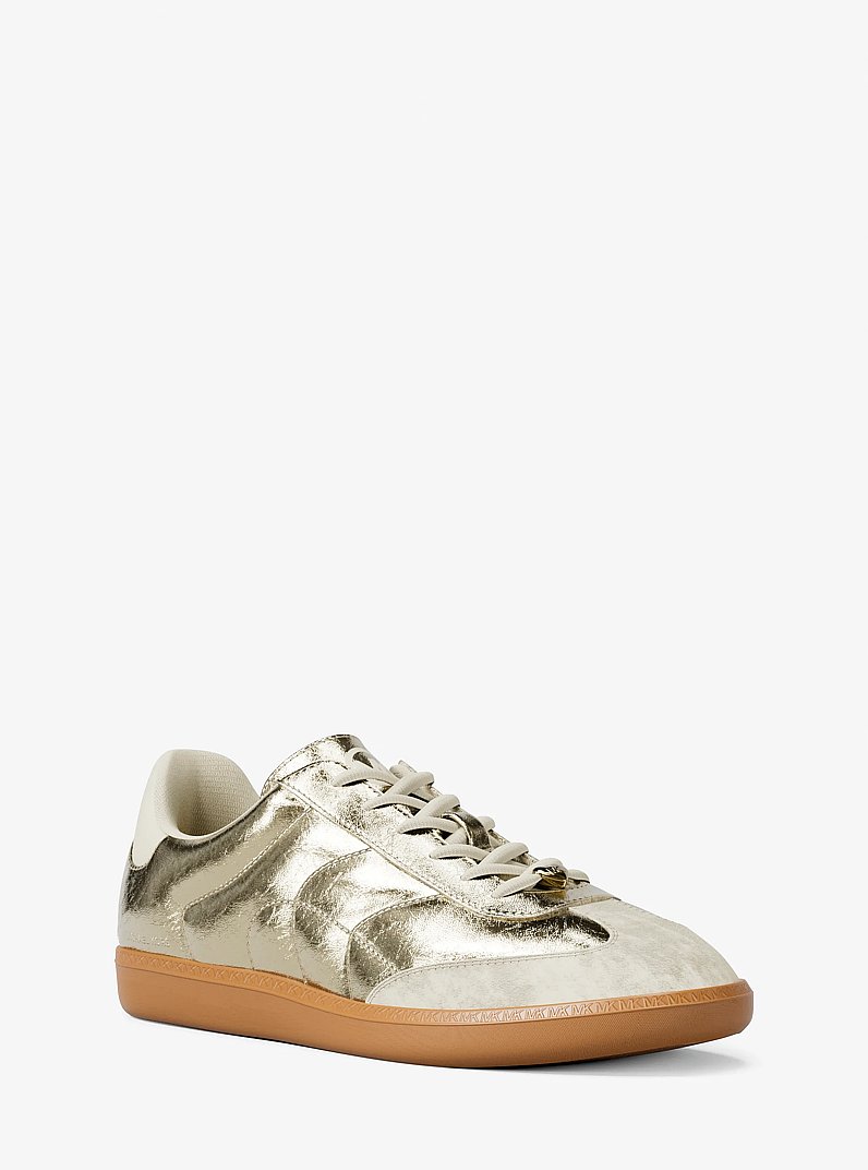 Espadrille Benny m&eacute;tallis&eacute;e in OR P&Acirc;LE | Michael Kors