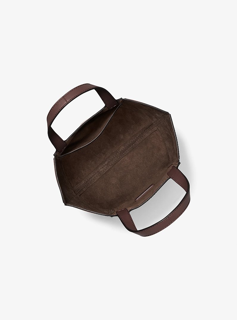 Shopper Jordi Small aus Leder in SCHOKOLADE | Michael Kors