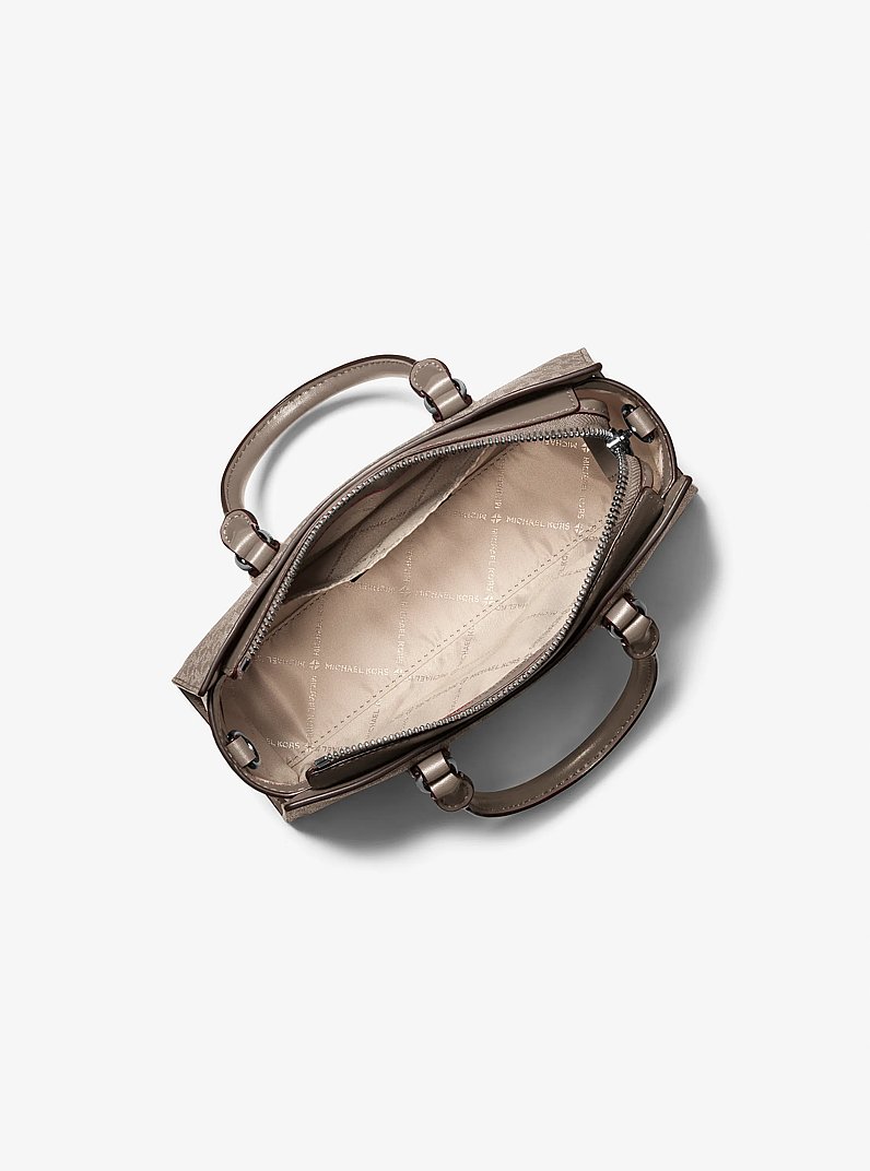 Petit sac messager Arden &agrave; logo Signature in CHAMPIGNON | Michael Kors
