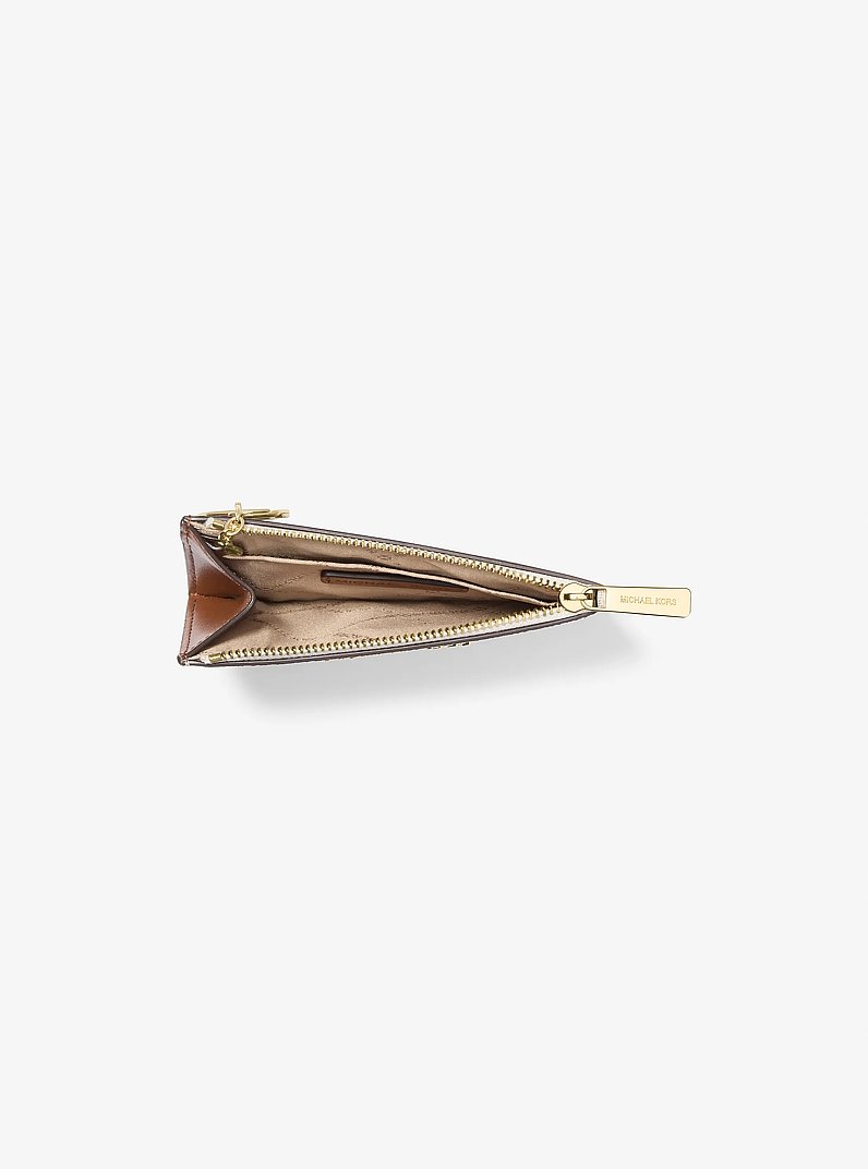 Monedero Jet Set Travel peque&ntilde;o con logotipo in VAINILLA | Michael Kors